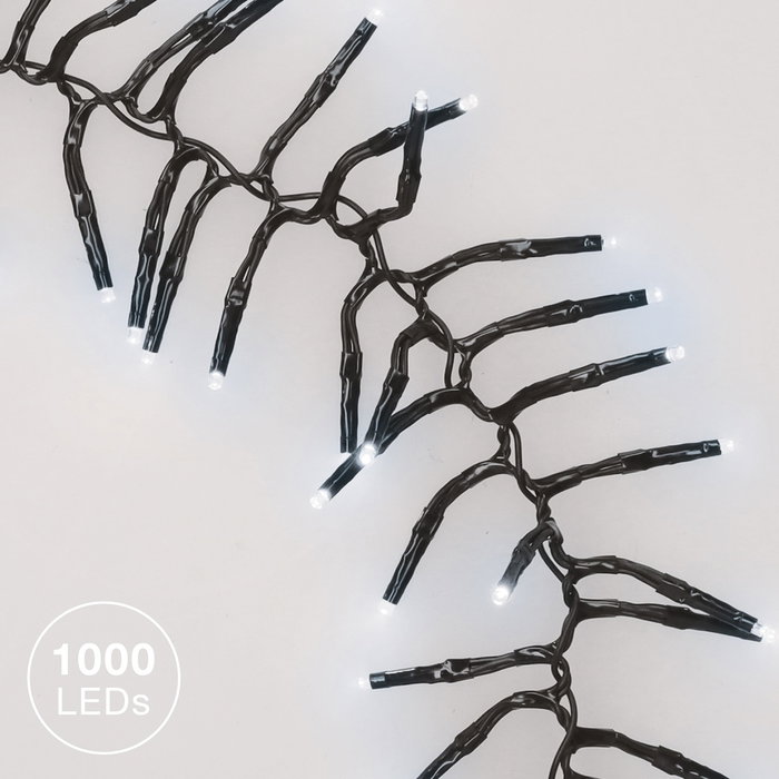 GSC Evolution Guirnalda LED 10M 1000LEDs Luz fría Verde