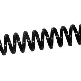 Yosan Espiral Plástico Paso 4:1 56 12 mm Negro Pack 100 Unidades