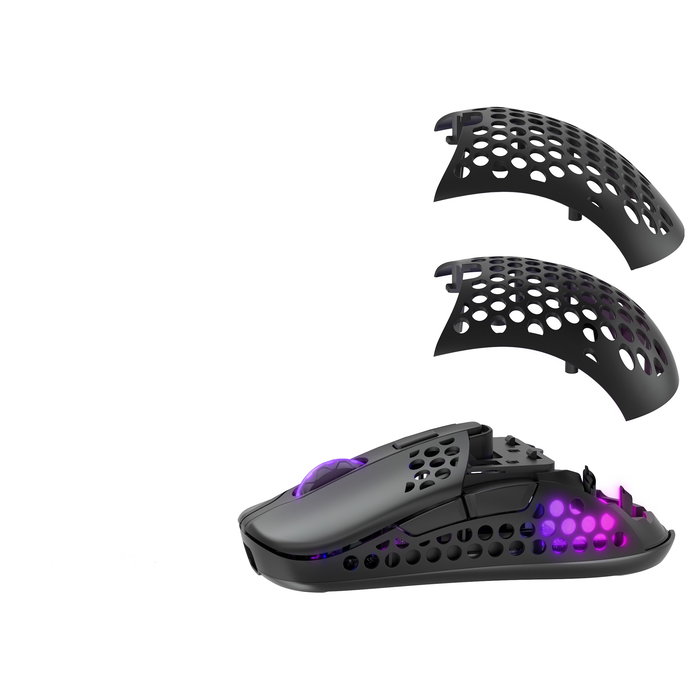 Cherry XTRFY M42 Ratón Óptico Inalámbrico Negro para Juego 19000 DPI Ambidextro