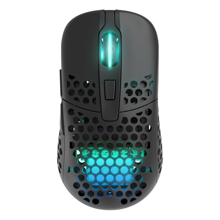 Cherry XTRFY M42 Ratón Óptico Inalámbrico Negro para Juego 19000 DPI Ambidextro