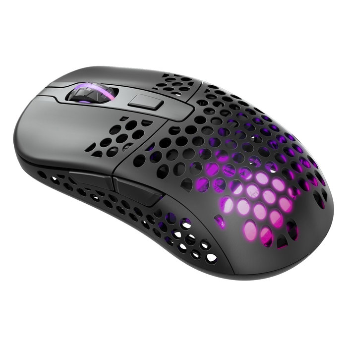 Cherry XTRFY M42 Ratón Óptico Inalámbrico Negro para Juego 19000 DPI Ambidextro