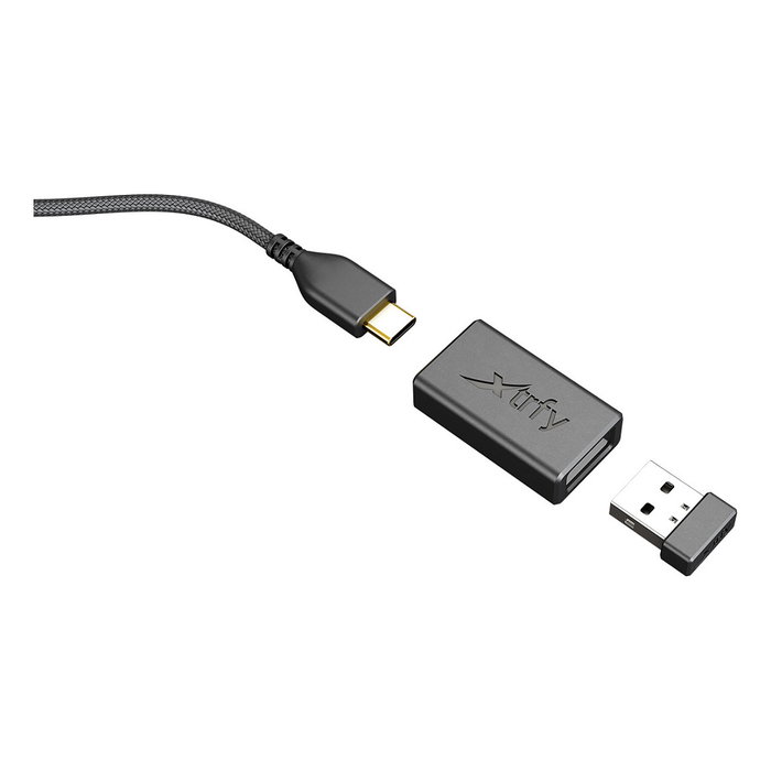 Cherry XTRFY M42 Ratón Óptico Inalámbrico Negro para Juego 19000 DPI Ambidextro