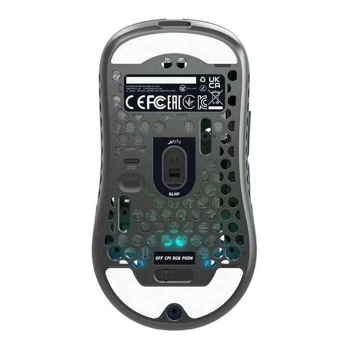 Cherry XTRFY M42 RGB Ratón Inalámbrico Blanco