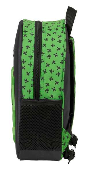 Safta Mochila Guarderia 3D Minecraft 27x33x10 cm