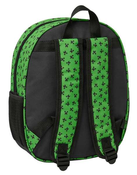 Safta Mochila Guarderia 3D Minecraft 27x33x10 cm