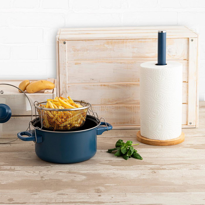 Quid Portarrollo Cocina Baltic Azul 34 cm (12 Unidades) Quid Portarrollo Cocina Baltic Azul 34 cm (12 Unidades)