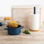 Quid Portarrollo Cocina Baltic Azul 34 cm (12 Unidades)