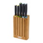 Joseph Joseph Elevate Bamboo Set de 5 cuchillos con bloque de bambú de color marrón skus: B1GQ2Z777R