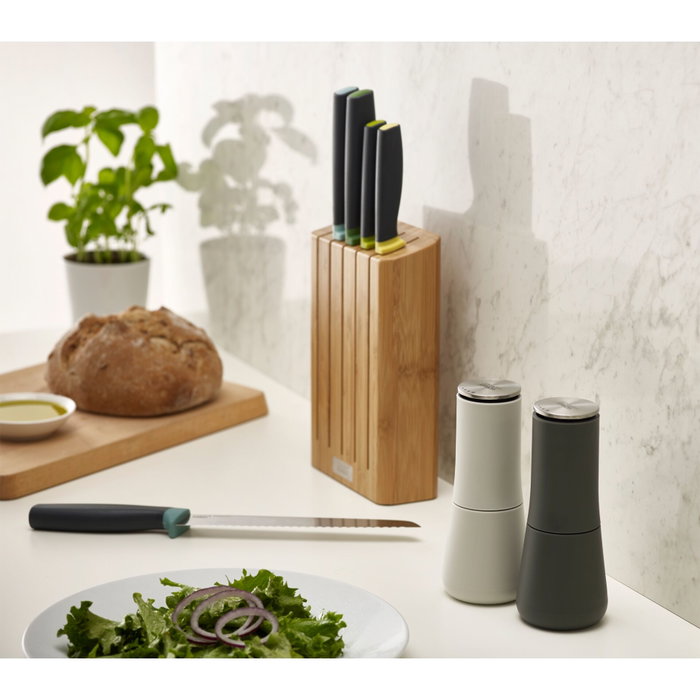 Joseph Joseph Elevate Bamboo Set de 5 cuchillos con bloque de bambú de color marrón skus: B1GQ2Z777R