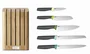 Joseph Joseph Elevate Bamboo Set de 5 cuchillos con bloque de bambú de color marrón skus: B1GQ2Z777R