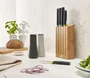 Joseph Joseph Elevate Bamboo Set de 5 cuchillos con bloque de bambú de color marrón skus: B1GQ2Z777R