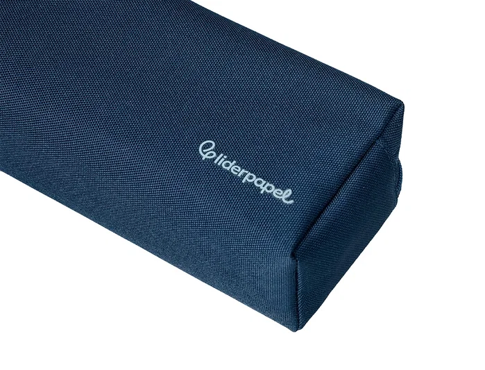 Liderpapel Estuche portatodo Classic rectangular con asa, azul marino Liderpapel Estuche portatodo Classic rectangular con asa, azul marino
