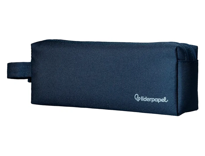 Liderpapel Estuche portatodo Classic rectangular con asa, azul marino Liderpapel Estuche portatodo Classic rectangular con asa, azul marino