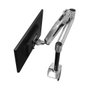 Ergotron LX Monitor Arm Soporte de Escritorio Metálico 45-360-026 - Ajustable, Hasta 11,3 kg, Rotación 360 grados, para Pantallas 75x75 mm y 100x100 mm