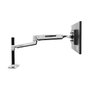 Ergotron LX Monitor Arm Soporte de Escritorio Metálico 45-360-026 - Ajustable, Hasta 11,3 kg, Rotación 360 grados, para Pantallas 75x75 mm y 100x100 mm