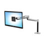 Ergotron LX Monitor Arm Soporte de Escritorio Metálico 45-360-026 - Ajustable, Hasta 11,3 kg, Rotación 360 grados, para Pantallas 75x75 mm y 100x100 mm