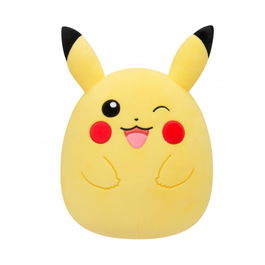 Squishmallows Peluche Pokemon Pikachu 25 cm - Peluche Suave y Achuchable de 25 Centímetros, Jazwares