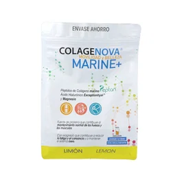 Colagenova Colágeno Marino Sabor Limón con Ácido Hialurónico y Magnesio 590g