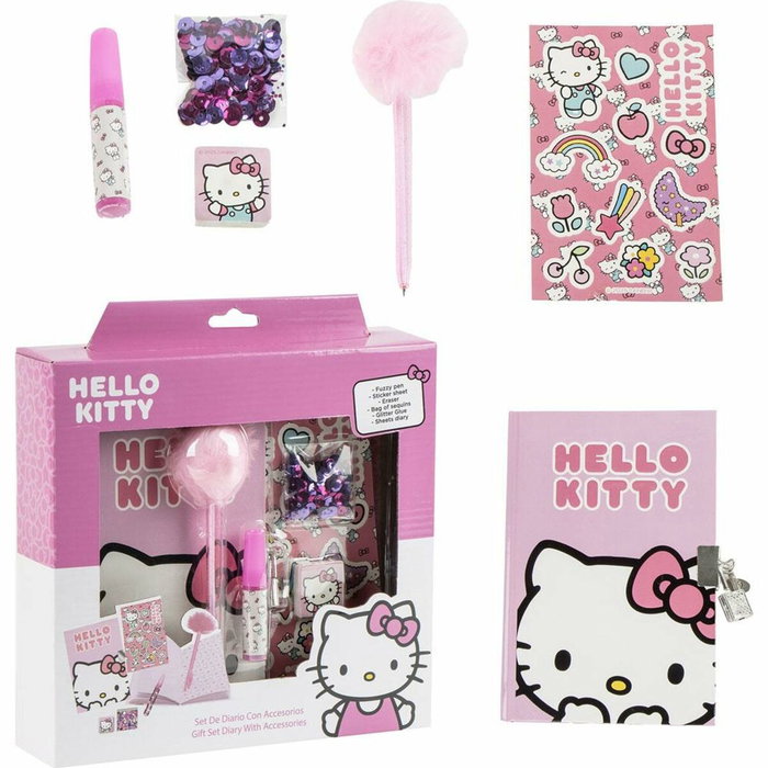 CERDÁ Diario Set Hello Kitty Multicolor