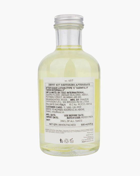Depot 400 Shave Specifics No. 407 Provitamina B5 Loción después de afeitar 500 ml
