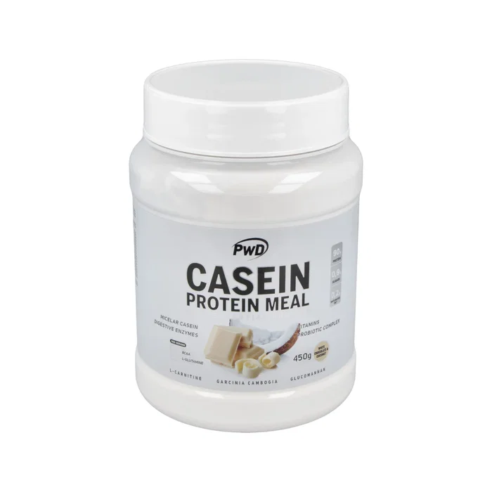 PWD NUTRITION Casein Protein Meal Chocolate Blanco con Coco 450g PWD NUTRITION Casein Protein Meal Chocolate Blanco con Coco 450g