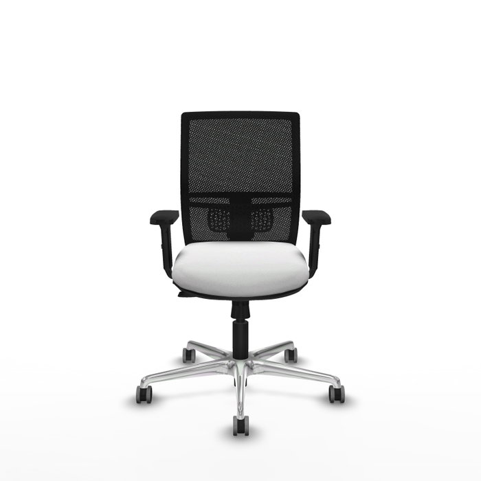 PIQUERAS Y CRESPO Silla de oficina Yunquera con mecanismo Sincro/Traslack Blanco y Negro PIQUERAS Y CRESPO Silla de oficina Yunquera con mecanismo Sincro/Traslack Blanco y Negro