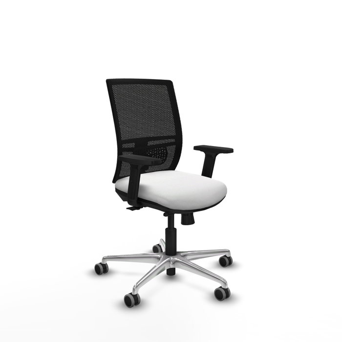 PIQUERAS Y CRESPO Silla de oficina Yunquera con mecanismo Sincro/Traslack Blanco y Negro PIQUERAS Y CRESPO Silla de oficina Yunquera con mecanismo Sincro/Traslack Blanco y Negro