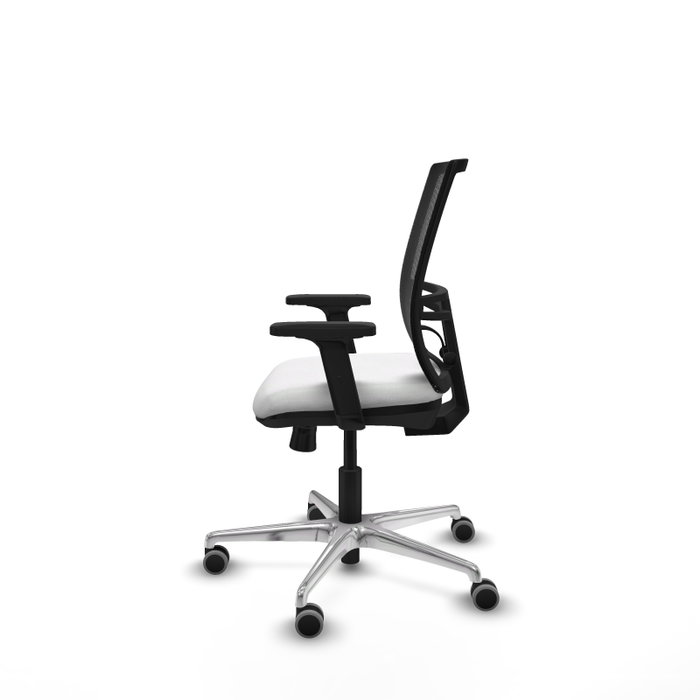 PIQUERAS Y CRESPO Silla de oficina Yunquera con mecanismo Sincro/Traslack Blanco y Negro PIQUERAS Y CRESPO Silla de oficina Yunquera con mecanismo Sincro/Traslack Blanco y Negro