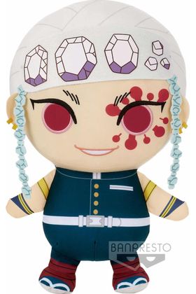 Banpresto Peluche Tengen Uzui Super Big Plush 32 cm Demon Slayer: Kimetsu no Yaiba