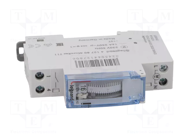 LEGRAND Programador de tiempo analógico SPDT 250VAC/16A