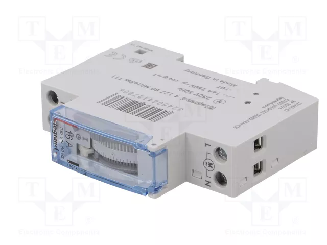 LEGRAND Programador de tiempo analógico SPDT 250VAC/16A