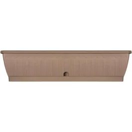 Garden Id 08200607 Jardinera Terraflor Taupe 80 cm Durabilidad Reserva de Agua Reciclado y Reciclable Volumen para Plantas