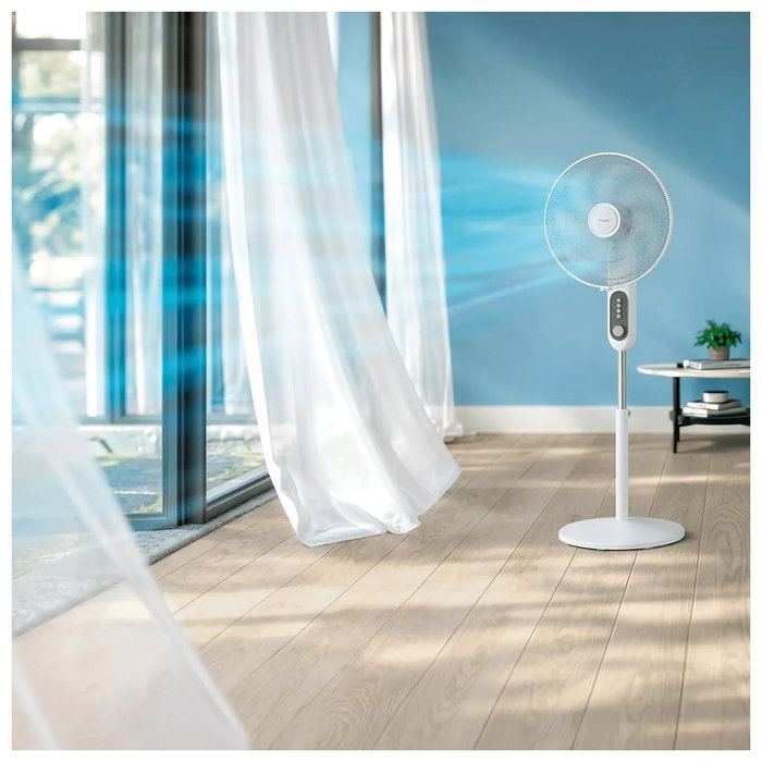 Philips Ventilador de pedestal Serie 5000 CX5535/00 Blanco Philips Ventilador de pedestal Serie 5000 CX5535/00 Blanco
