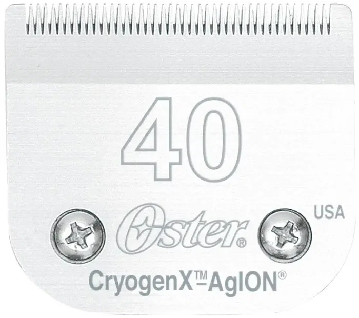 Oster Cuchilla para Esquiladora Nº 40 Corte 0,25 mm Oster Cuchilla para Esquiladora Nº 40 Corte 0,25 mm