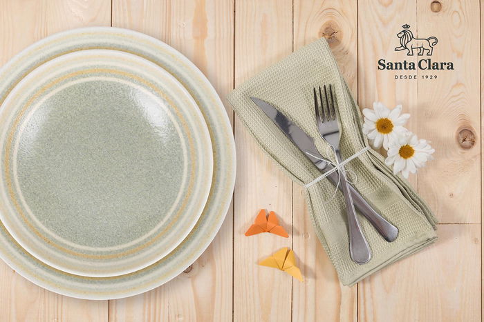 Santa Clara Plato Hondo Kenia Porcelana Ivory Coupe Ø20.5 cm (6 Unidades)