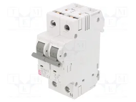 ETI POLAM Interruptor magnetotérmico ETIMAT 6 1P+N 16A B