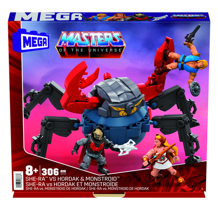 Mattel Masters of the Universe Monstroid con She-Ra, Hordak y Príncipe Adam, Set de Construcción para Niños y Niñas a partir de 8 Años