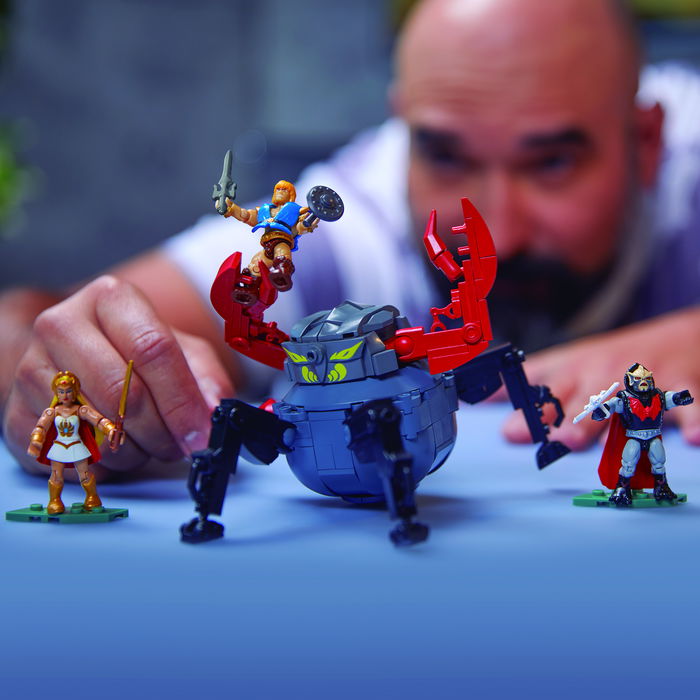 Mattel Masters of the Universe Monstroid con She-Ra, Hordak y Príncipe Adam, Set de Construcción para Niños y Niñas a partir de 8 Años