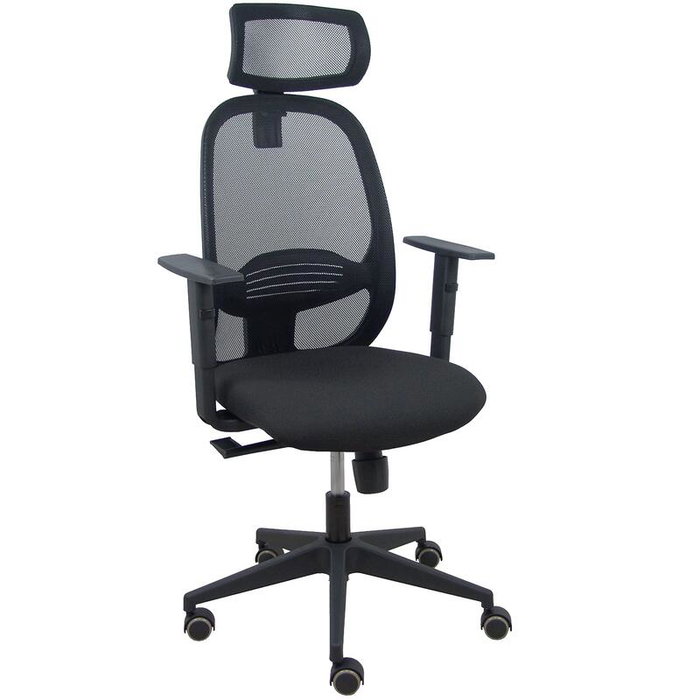 PIQUERAS Y CRESPO Silla Cilanco con mecanismo Sincro, Malla y Asiento Bali Negro PIQUERAS Y CRESPO Silla Cilanco con mecanismo Sincro, Malla y Asiento Bali Negro