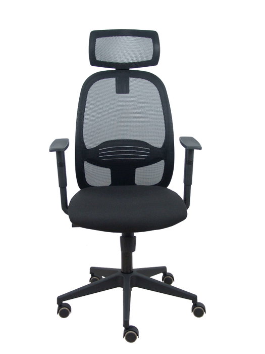 PIQUERAS Y CRESPO Silla Cilanco con mecanismo Sincro, Malla y Asiento Bali Negro PIQUERAS Y CRESPO Silla Cilanco con mecanismo Sincro, Malla y Asiento Bali Negro