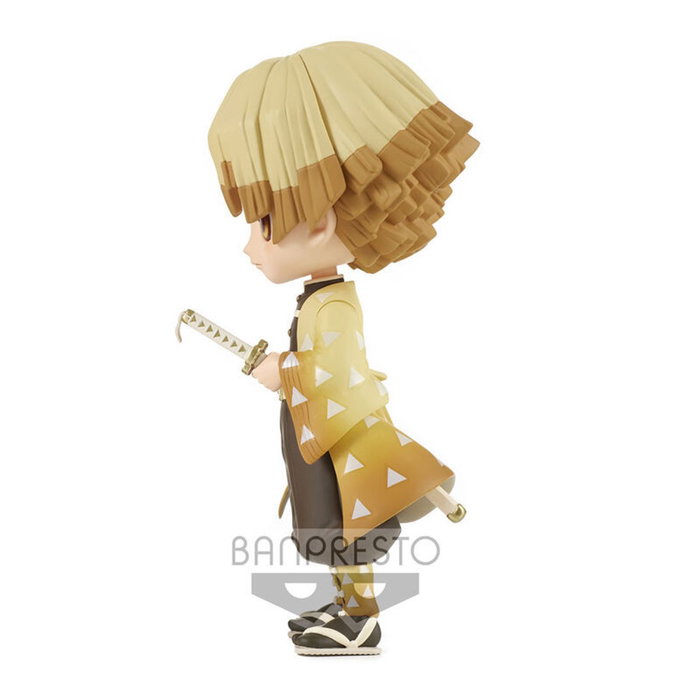 Banpresto Figura Q Posket Zenitsu Agatsuma Kimetsu No Yaiba 14cm