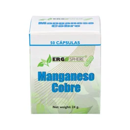 ERGONAT Manganeso Cobre 50 Cápsulas