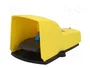 SCHNEIDER ELECTRIC Interruptor de pie amarillo SPST-NO + SPST-NC 3A/240VAC