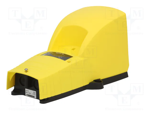 SCHNEIDER ELECTRIC Interruptor de pie amarillo SPST-NO + SPST-NC 3A/240VAC