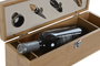 DKD Home Decor VINO SET 5 BAMBU INOX 36X12X12 NATURAL