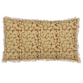 Ixia Cojín Beige-marrón 100% Algodón 50 x 30 cm