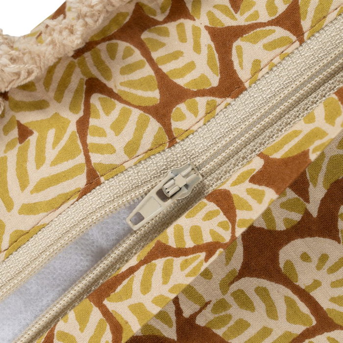 Cojín Beige-Marrón 100% Algodón 50 X 30 cm (Set de 2) Cojín Beige-Marrón 100% Algodón 50 X 30 cm (Set de 2)