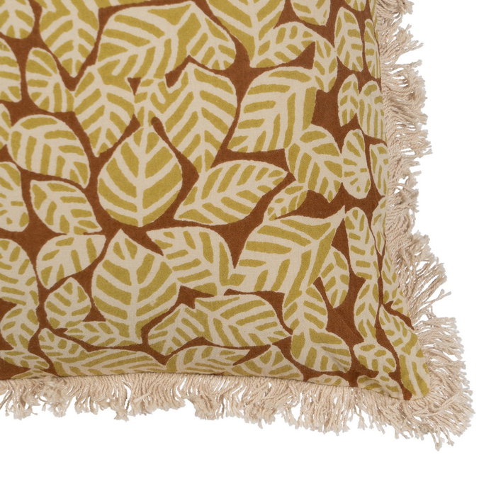 Cojín Beige-Marrón 100% Algodón 50 X 30 cm (Set de 2) Cojín Beige-Marrón 100% Algodón 50 X 30 cm (Set de 2)