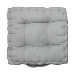 DKD Home Decor Cojín Urban Gris Claro 42 x 8 x 42 cm Algodón Poliéster (2 Unidades)