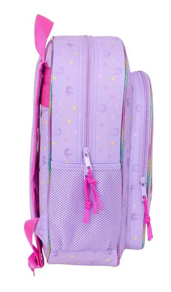 Safta Mochila Junior Adapt.Carro Unicorn Academy 32x38x12 cm